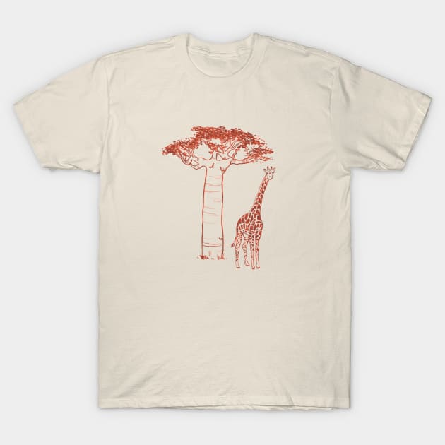 Giraffe T-Shirt by Das Brooklyn